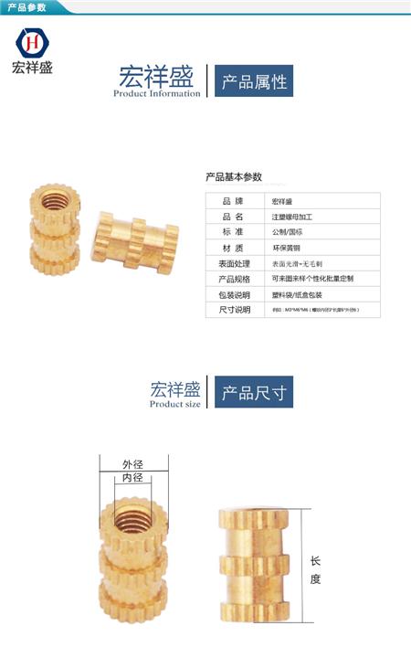 注塑螺母加工