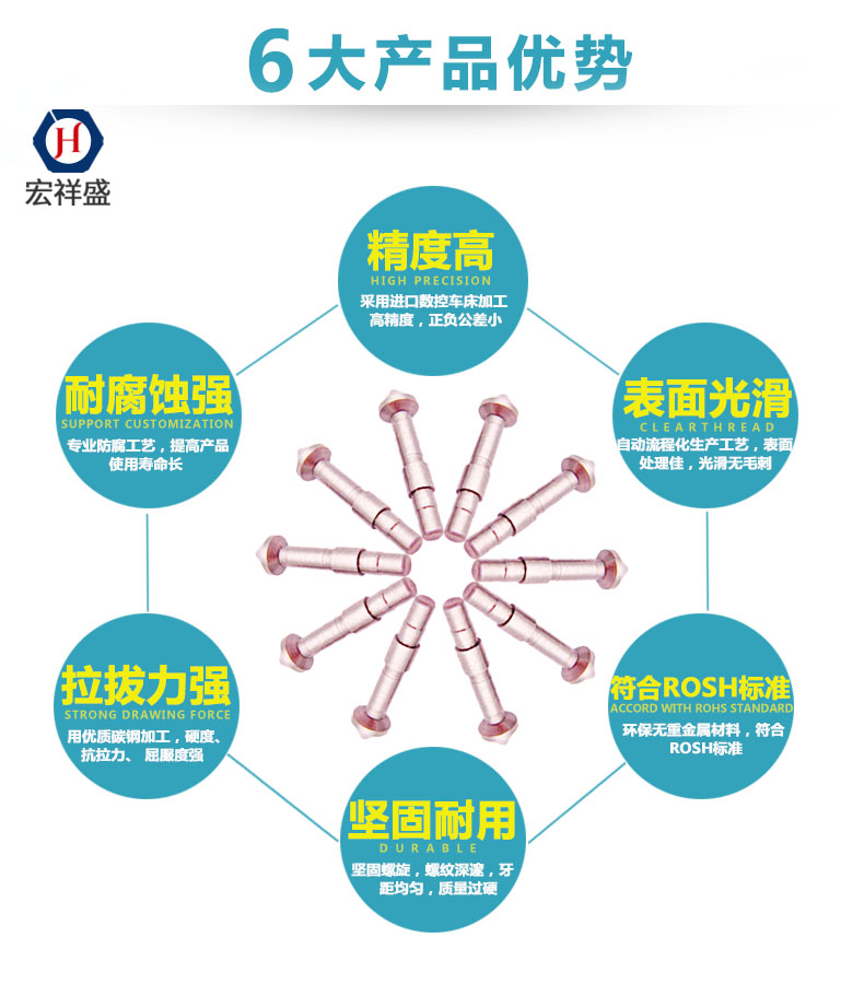 精密不锈钢螺钉加工